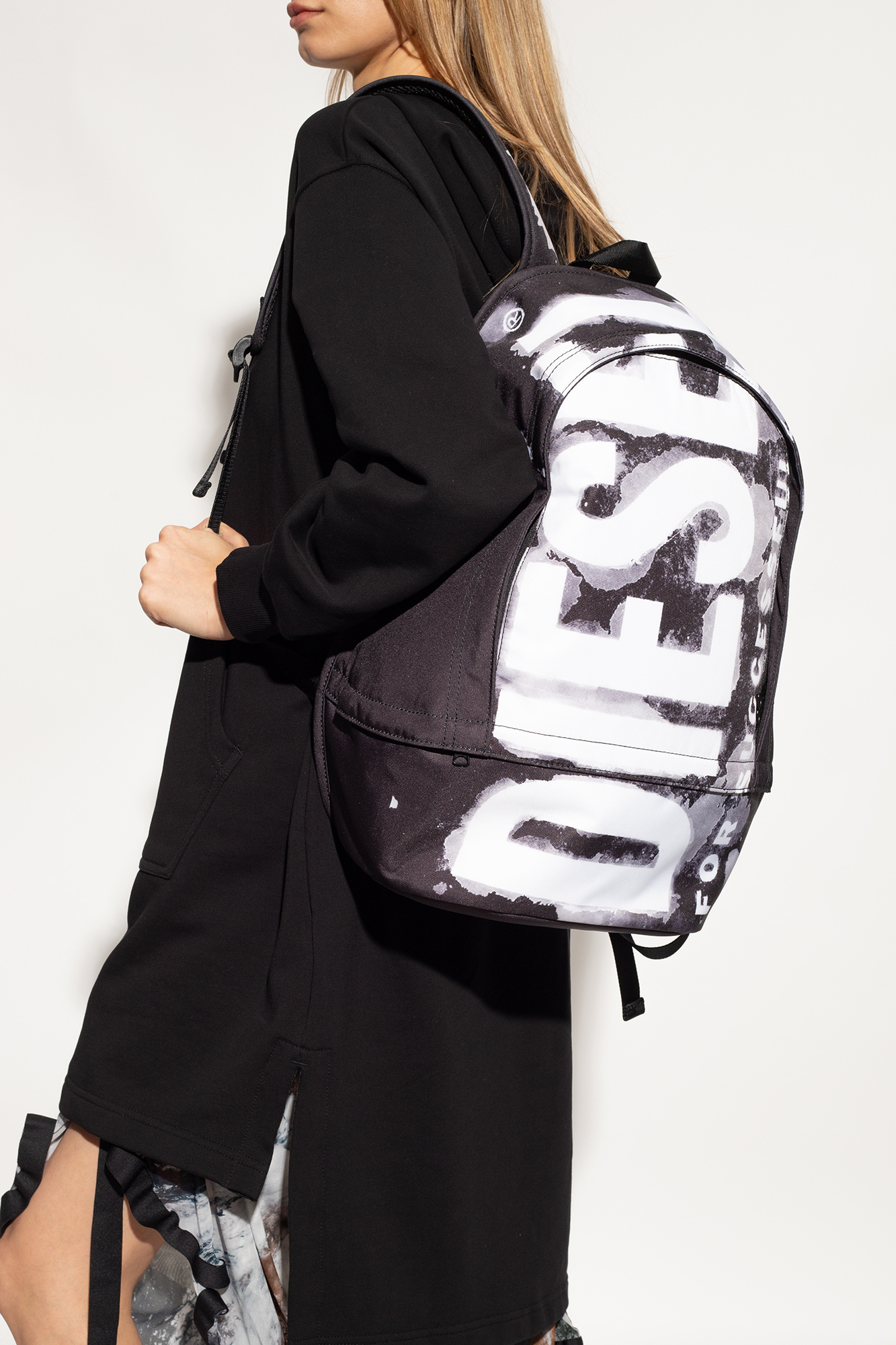 Black 'RAVE' backpack Diesel - I can fill anything in this